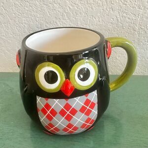 Harry and David owl coffee cup